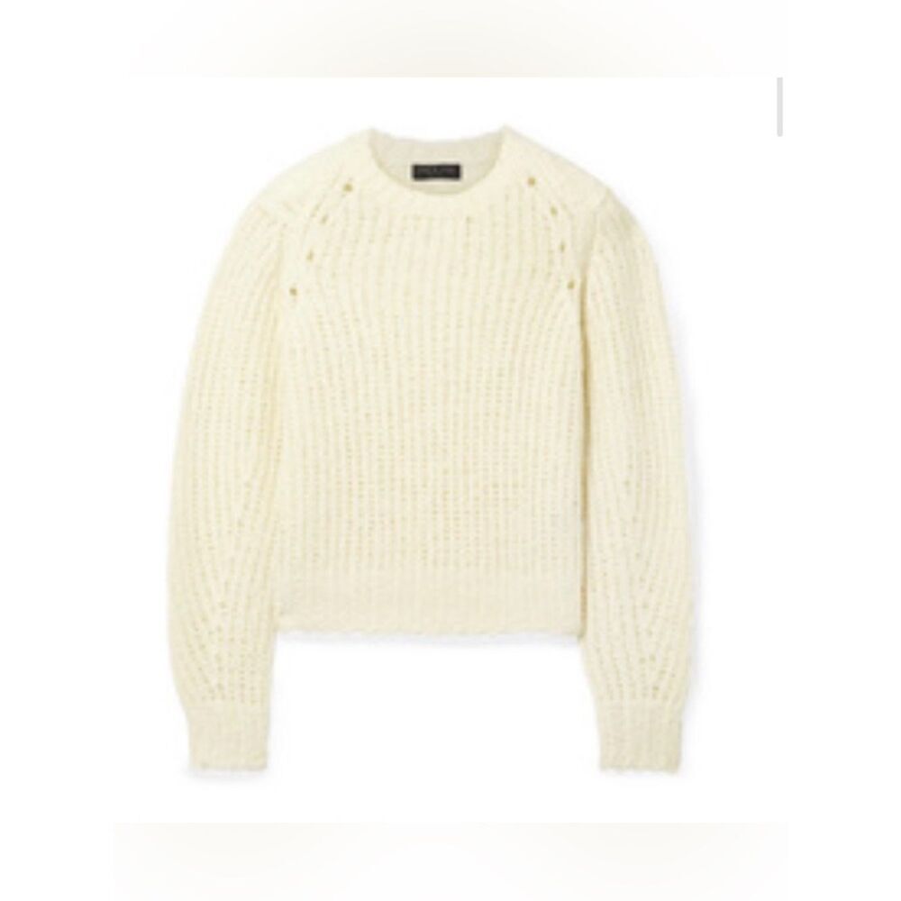 Rag & Bone Arizona Merino Wool chunky, ribbed-knit Crewneck Sweater - Picture 3 of 9